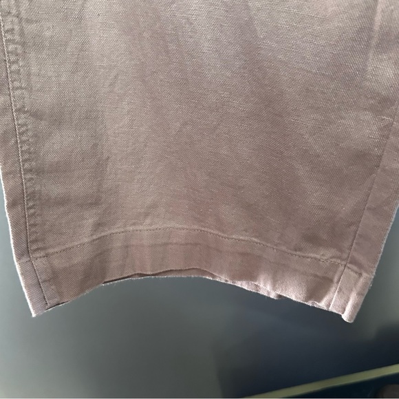 Nwot Madewell Linen Blend Mauve Wide Leg Pants Sz 4 - Picture 3 of 6